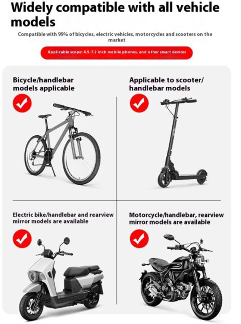 Motocyklowy uchwyt na telefon komórkowy do Suzuki GSF 1200SZ/1200Z 2004-2014, uniwersalny uchwyt na telefon komórkowy Moto o 360° regulowany uchwyt na telefon komórkowy akcesoria, A-żółty