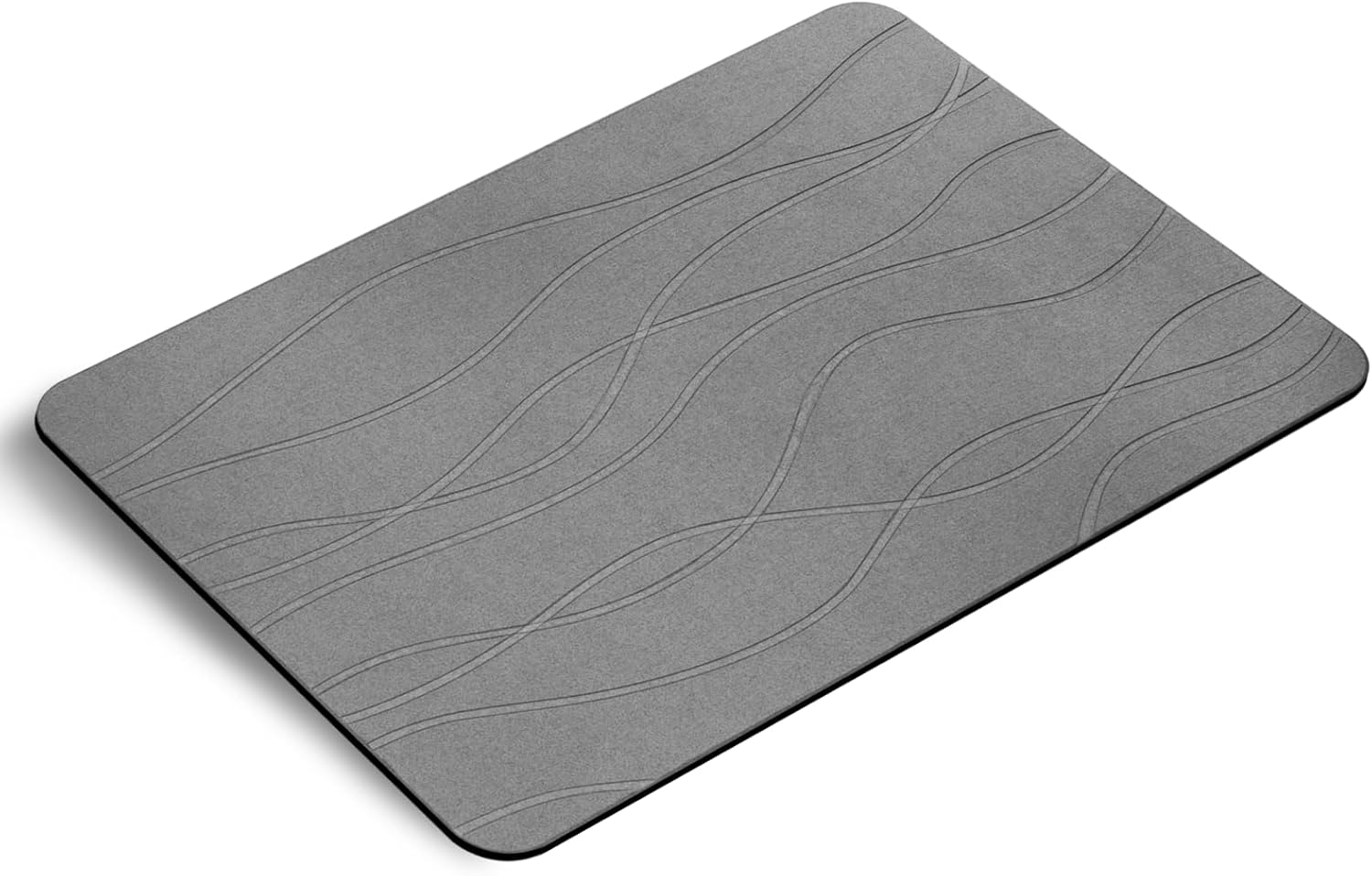 DIKENLAND Stone Bath Mat, Diatomaceous Earth Bath Mat Stone