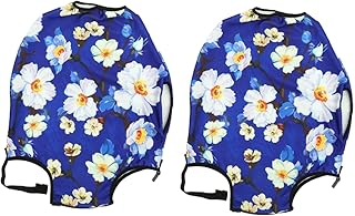 2 Peças Capa De Bagagem Para Mala Protetor De Mala Com Padrão De Flor Capa De Bagagem Anti-Arranhões Capa De Bagagem Com Rodas Malas Malas De Bagagem Spandex Viagens Ao Ar Livre