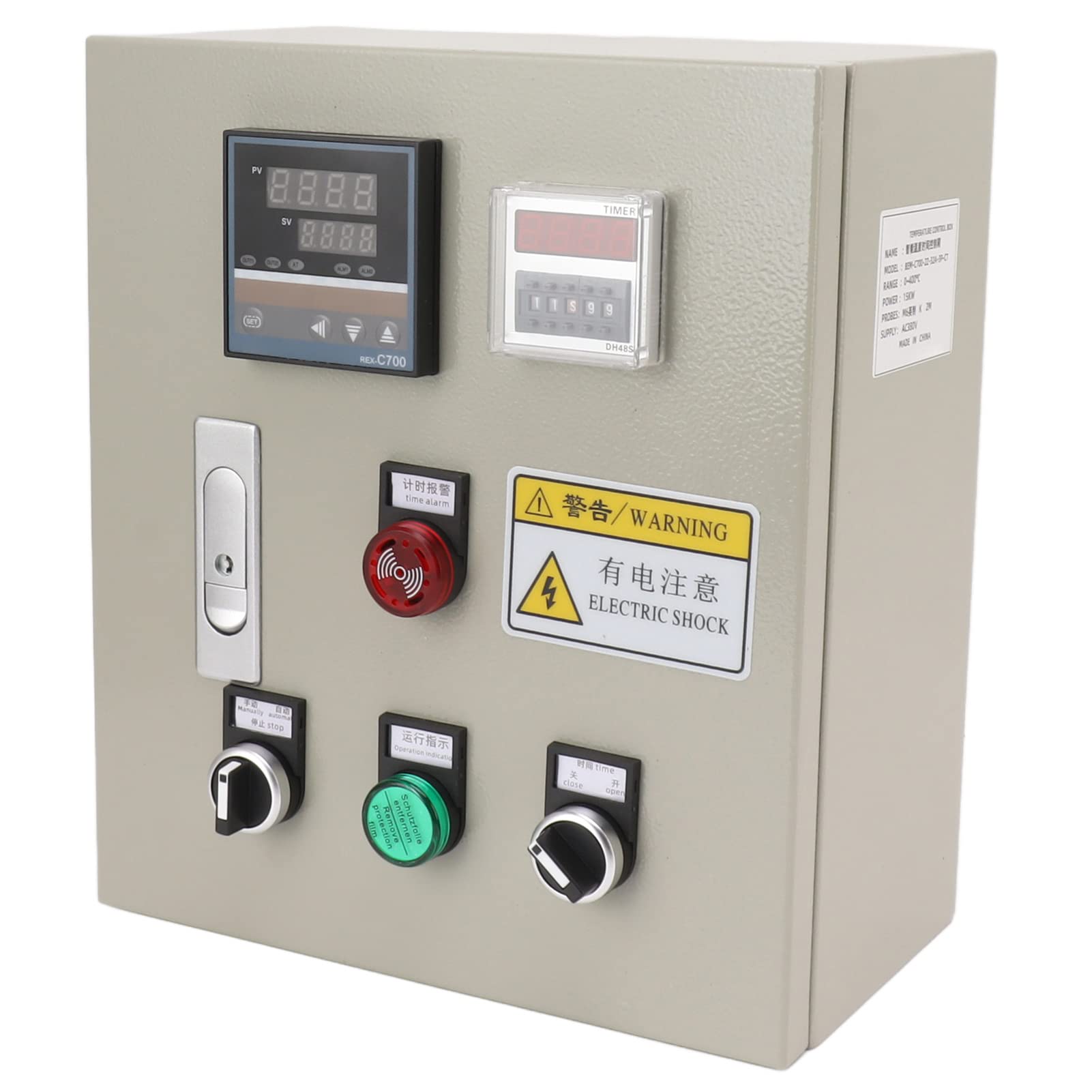 Controllo di Temperatura, 0-400 ℃ Controllo della Temperatura PID Digitale 380 V AC 15KW a TEMPORTO PID Controllatore di con Kit di di Termocoppia per Casa