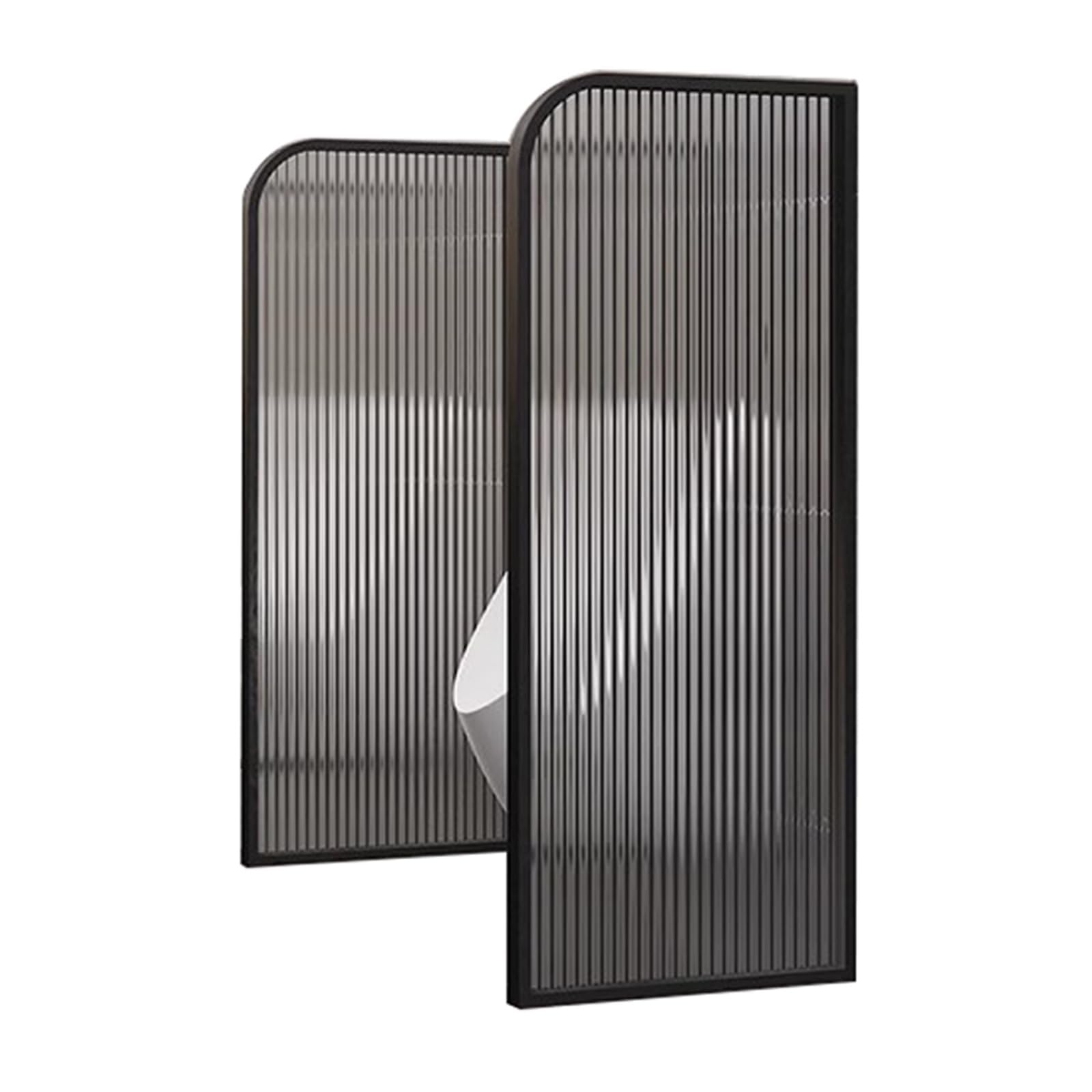 AYCDL Urinal Toilet Partition, Adult Urinal Baffle Hotel/public Toilet Waterproof Urinal Partition, Toilet Protective Partition Partition,Black-1PCS