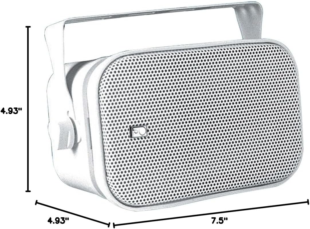 Poly-Planar MA800 - 100 W PMPO Outdoor Speaker - 2-way - White
