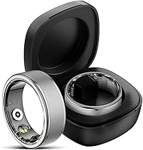 findtime Smart Ring for Men Women Smart Ring Android iOS Fitness Ring Pedometer Heart Rate Blood Oxygen Sleep Monitor Step Counter Activity Tracker for Sports Time, Distance, Calories,SV8