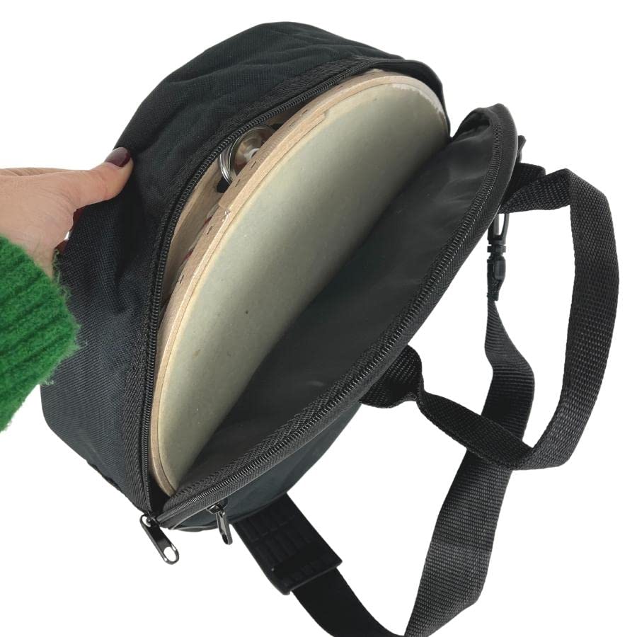 Ortola 0144-001 - Funda pandereta 32 x 9 cm bolsillo, color negro