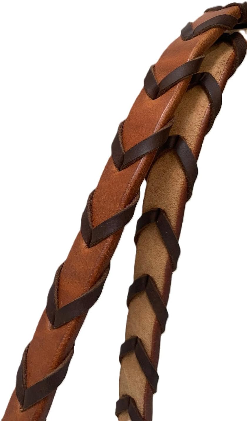 Wellington Saddlers Horse Reins, 8ft 3/4" Wide Oiled