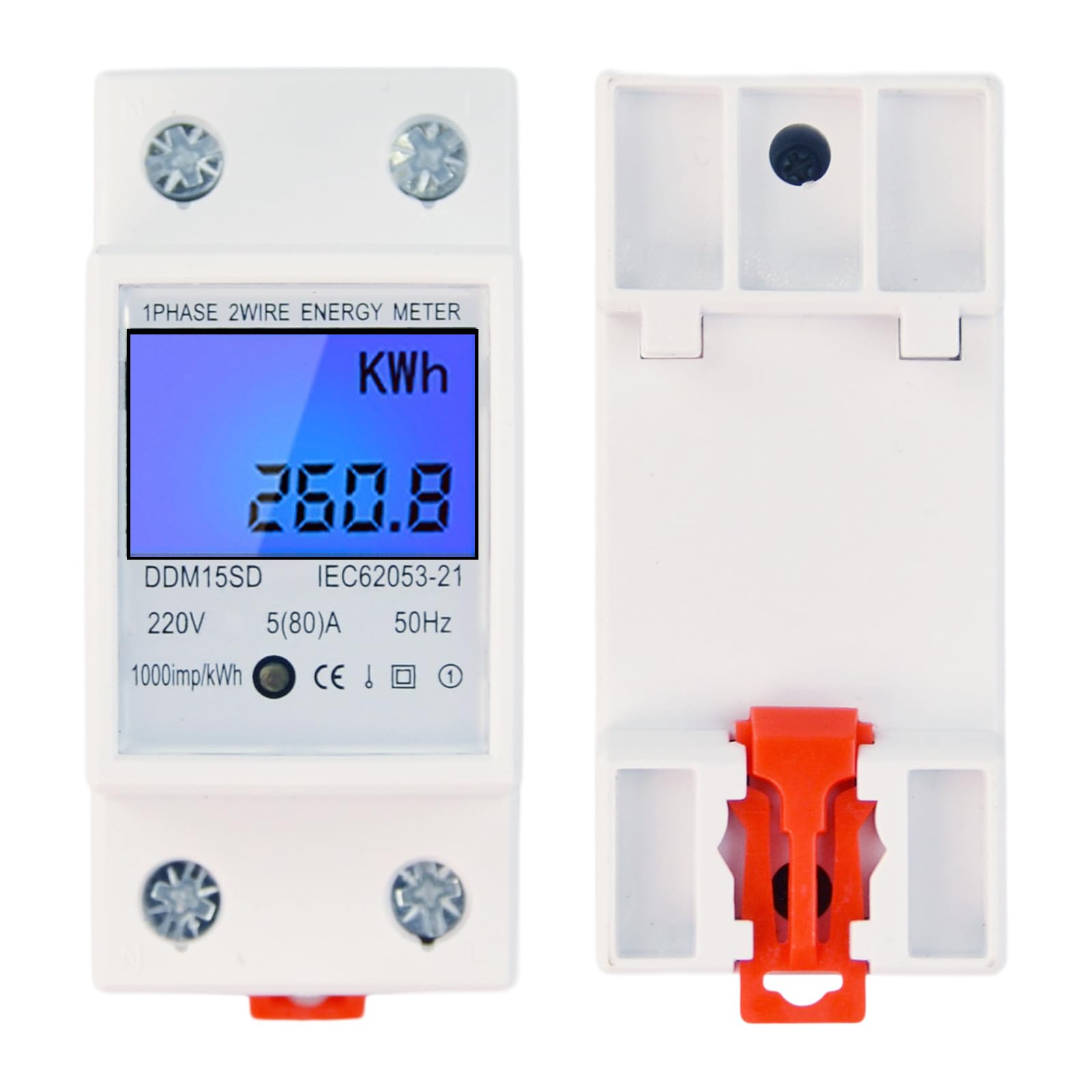 Produktbild von B+G E-tech Digitaler MID-Stromzähler Für Hutschiene – 3-phasig, 100A, 400V, Geeicht – Perfekt Für Unterverteilung