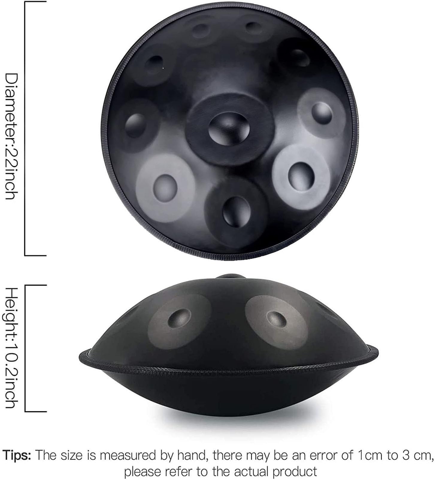 Amazon.co.jp: 432Hz/440Hz ハンドパンドラム タングドラム Dマイナー