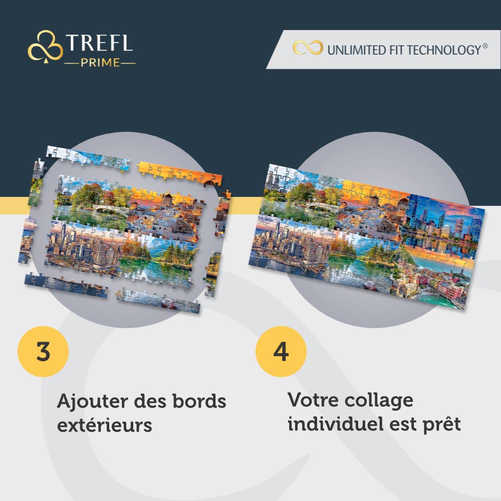 Puzzle 1000 pièces : Unlimited Fit Technology : Vue sur Les Voiliers