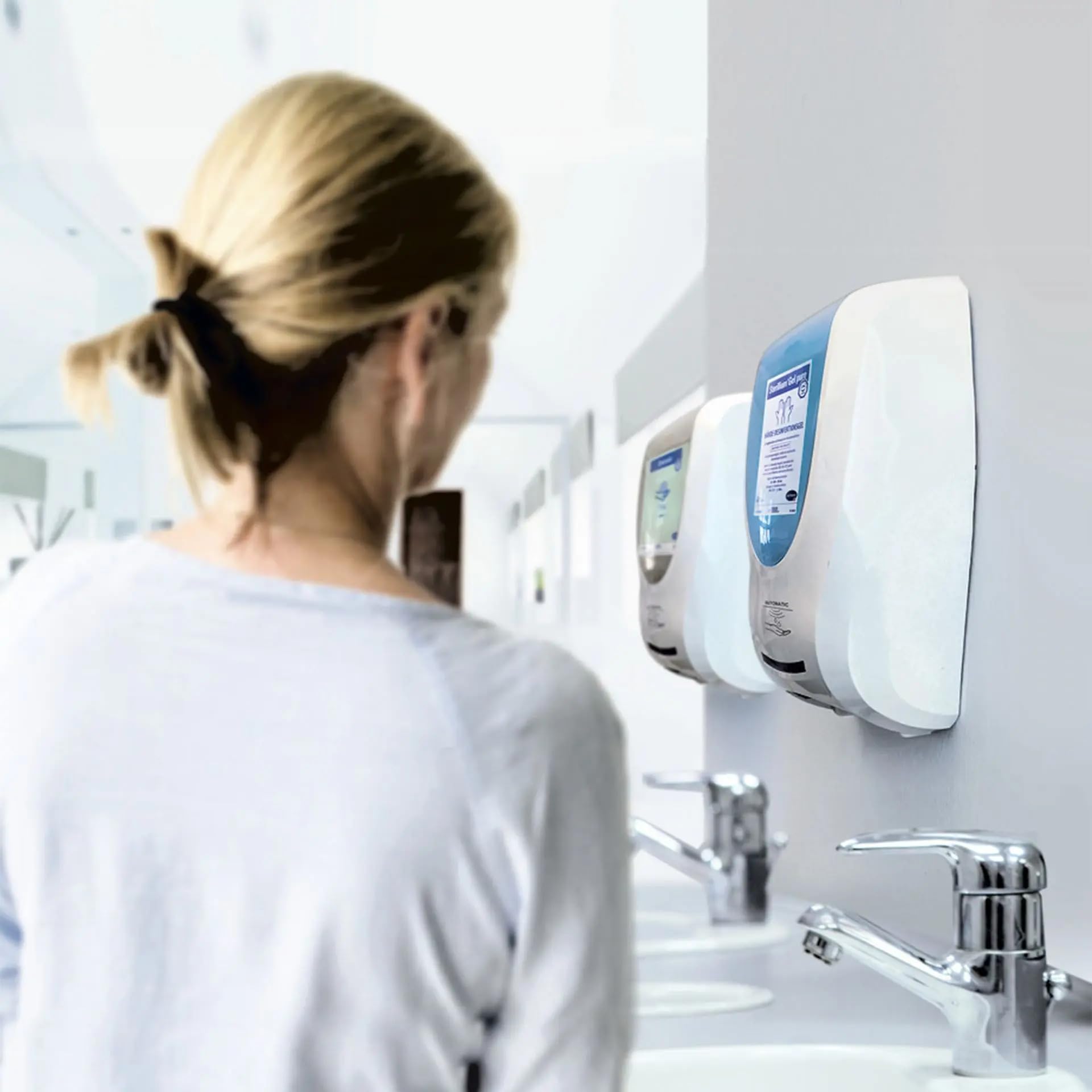 Dosierspender CleanSafe touchless Desinfektionsgel berührungslos Infrarot-Sensor