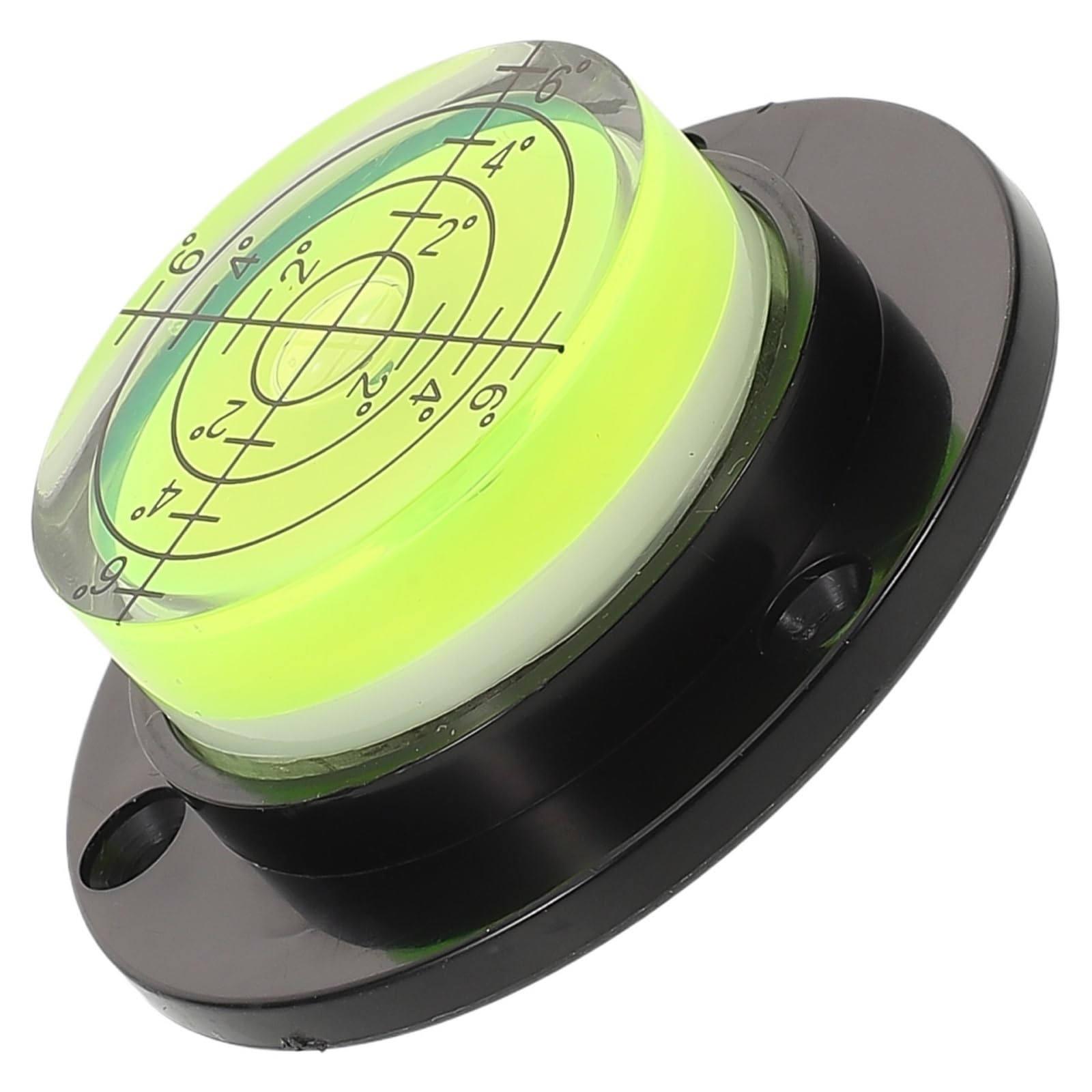 1 niveau à bulle compact avec base, instrument de mesure portable de haute précision for le bricolage, la photographie et le nivellement de camping-cars.