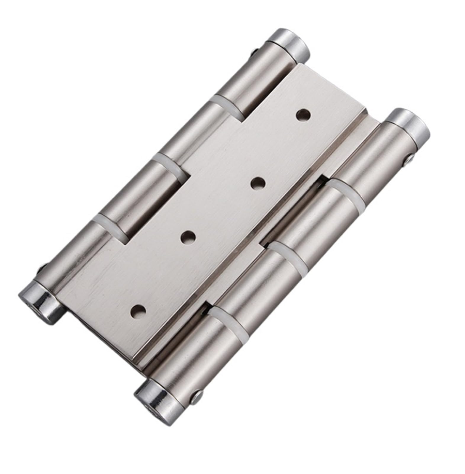 Chtkagv Brushed Nickel 2Pcs 5" Aluminum Double Action Door Hinge