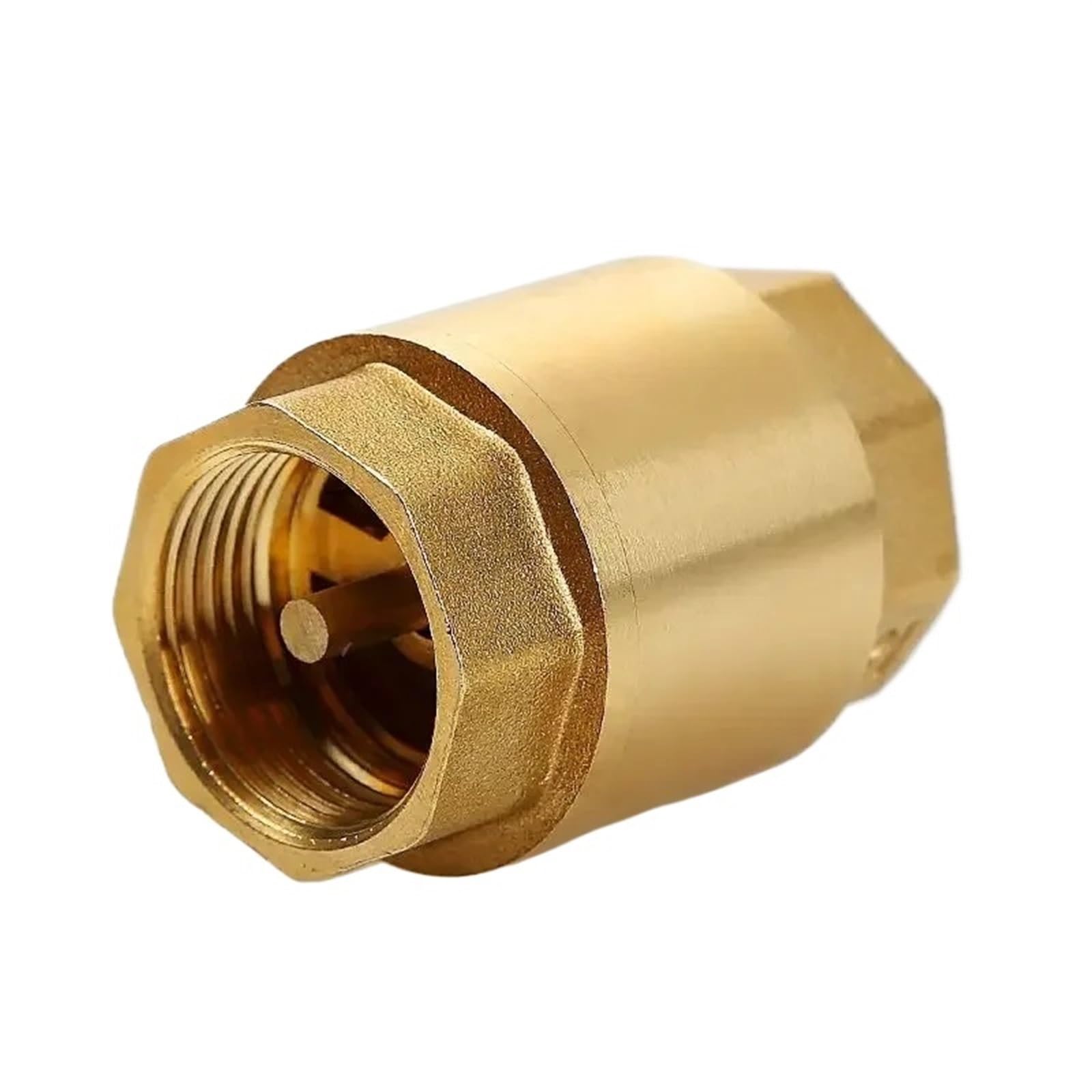 Clapet Anti-Retour à Ressort en Ligne fileté en Laiton DN15/DN20/DN25 1 pièce de diamètre 25 mm(1l2 inch)