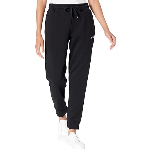 Fila Larya Fleece Joggers Black LG