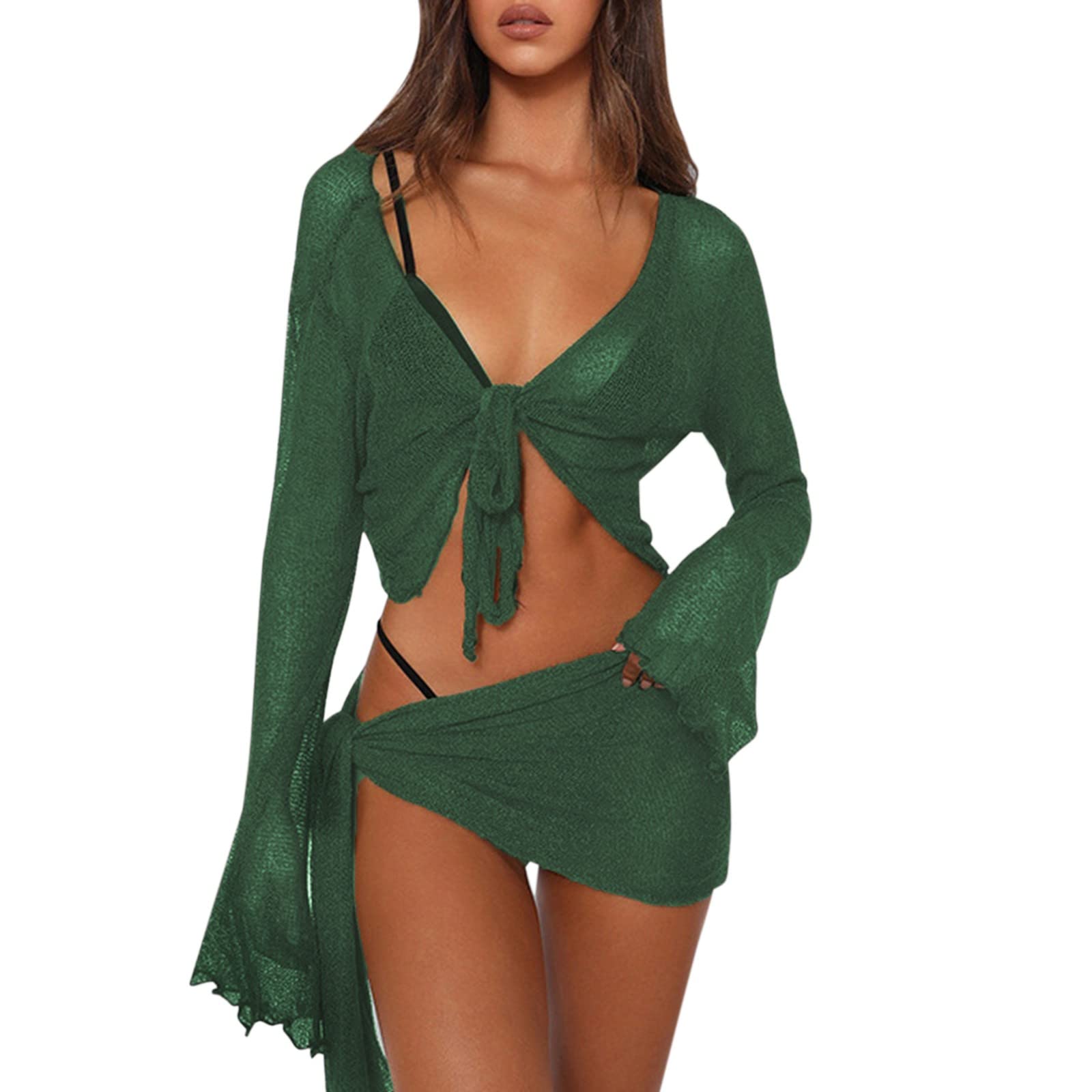 Cache-maillots en crochet transbronzant pour bronzer sans traces à la plage - 6