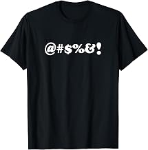 Grawlix, funny cartoon text bubble obscenicon jarns & nittle T-Shirt