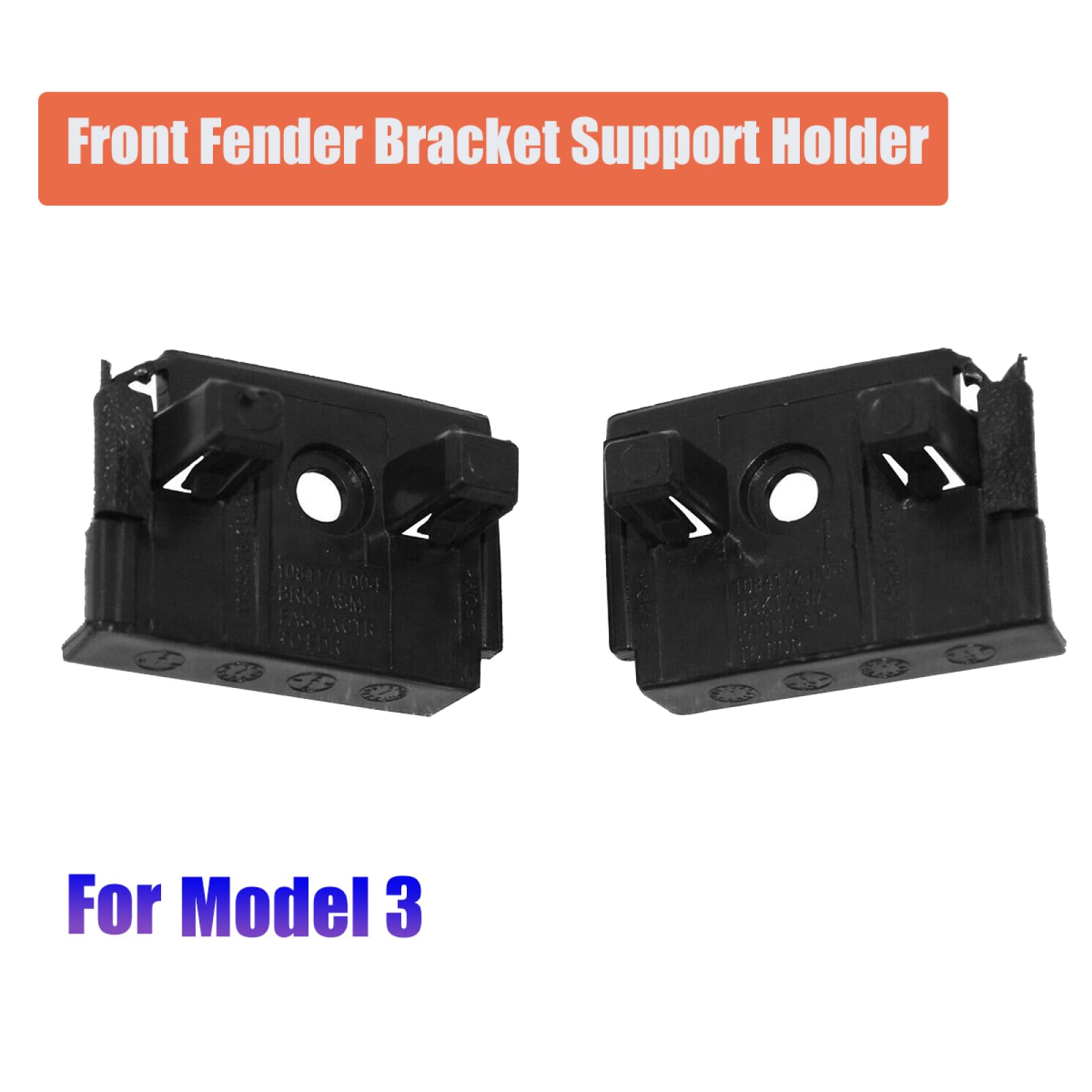 Supports De Pare-chocs Avant Pour Tesla Model 3 2017-2021 - Paire Gauche/droite - Références OEM - 8