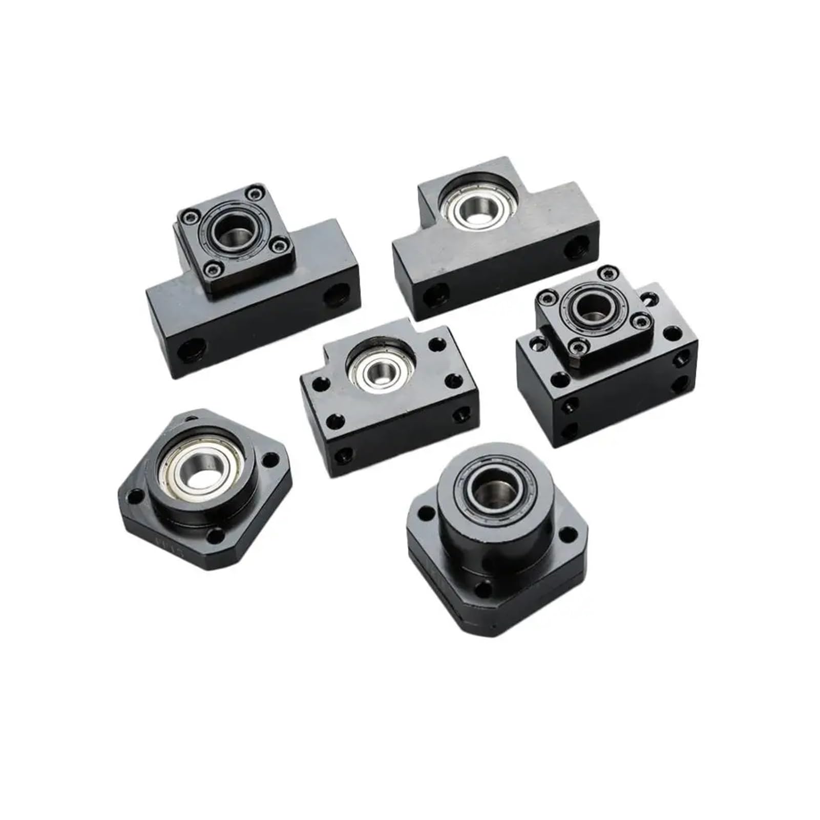 Deep Groove Ball Bearings 1PCS BK10 BF10 BK12 BF12 BK15 BF15 BK20 BF20 FK10 FF10 FK12 FF12 FK15 FF15 EK10 EK12 SFU1204 SFU1605 SFU2005 Kugelumlaufspindel Ende Unterstützung(1PC BF15)