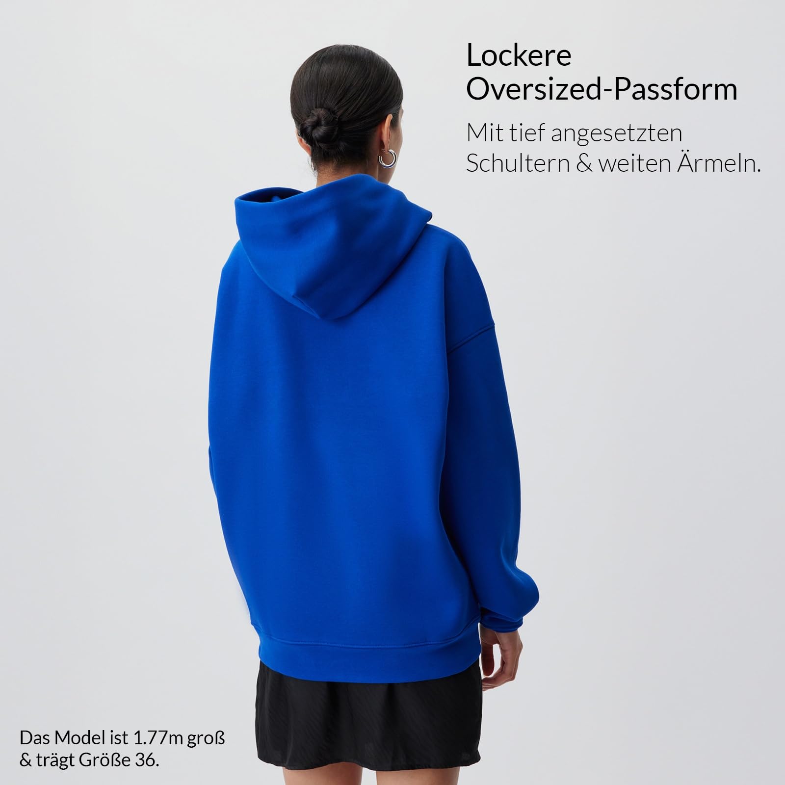 LeGer Abby Hoodie - Pullover Damen mit Kapuze - Oversized-Passform - Sweater aus Baumwolle - Mode für Damen - by Lena Gercke - Gr. 34-44