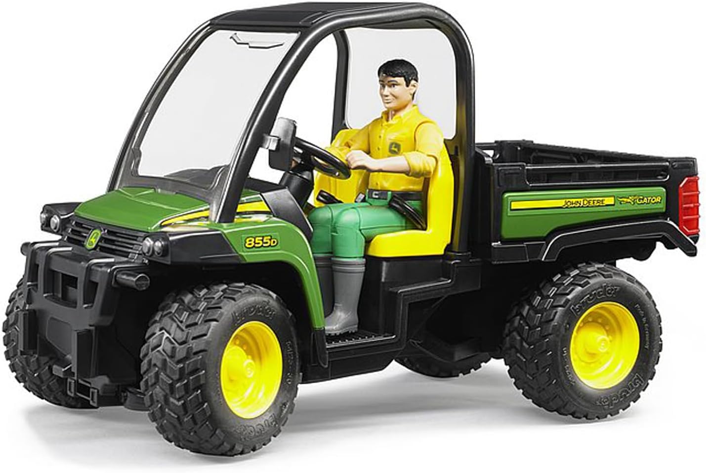 Bruder John Deere Gator XUV 855D with driver