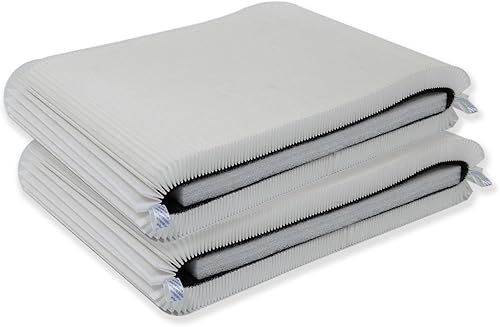 PUREBURG Filtro de repuesto compatible con BLUEAIR Blue Pure 211i Max purificador de aire F2MAX, paquete de 2 unidades de carbón activado HEPA H13 2