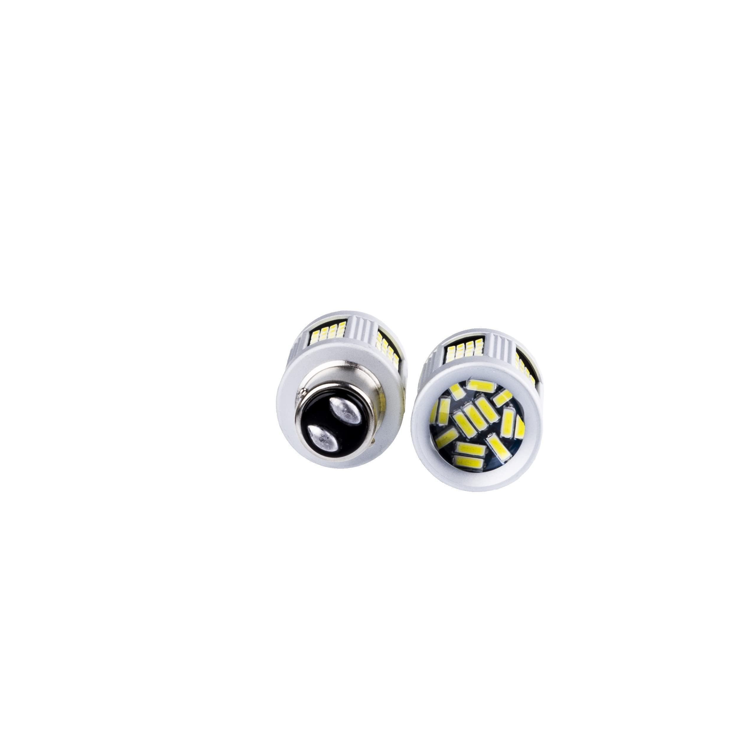 EinParts P21/5W LED Lampadine 6000K (Bianco) CANBUS 12V per Auto 135 x SMD 2016 LED, BAY15d