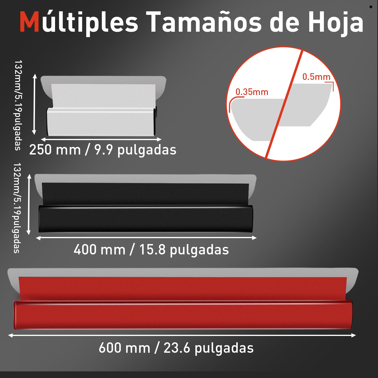 VKE Kit Coltelli da rivestimento, Spatola rivestita professionale con manico telescopico, perfetto liscio in acciaio 25/40/60 cm, strumento VKE Llana Para Alisar Paredes Grandes de 8 Piezas