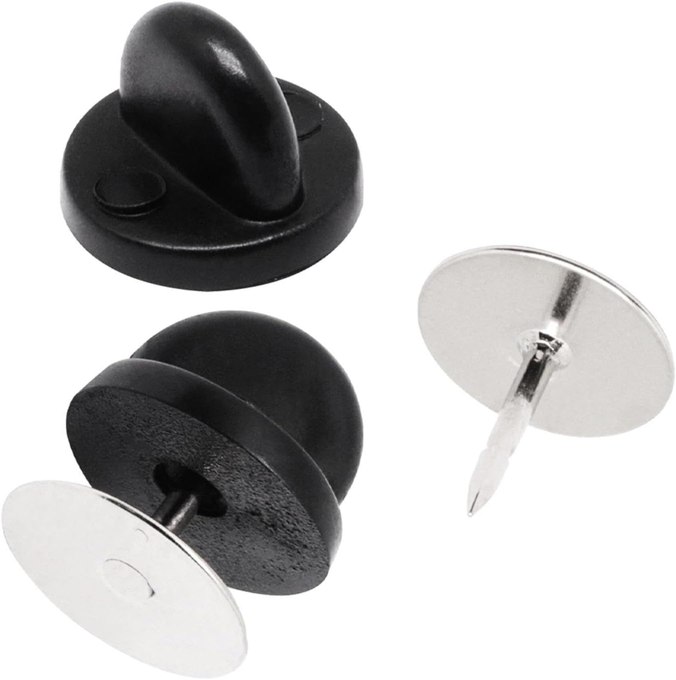 300 Set Pin Backs Butterfly Clutch Clasps image 3