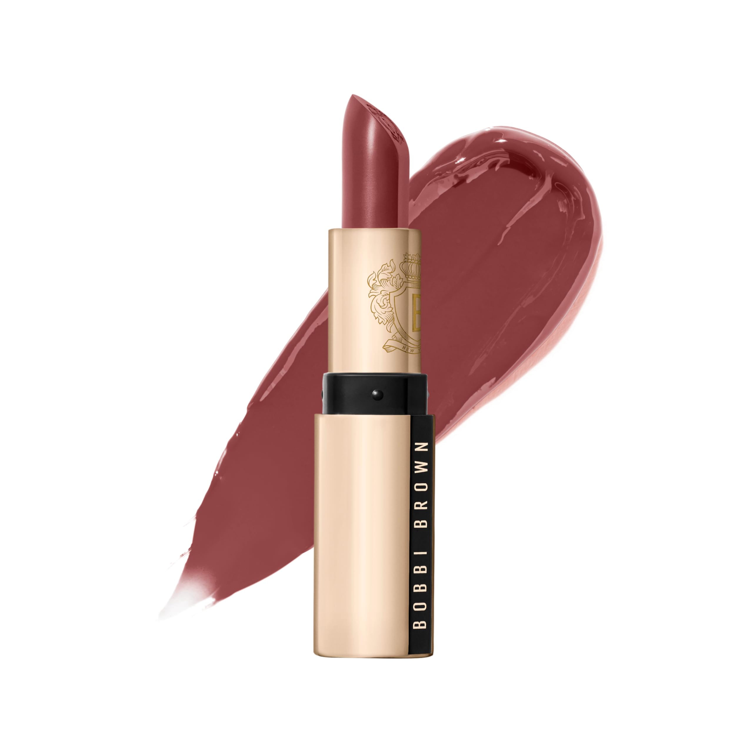 Luxe Lipstick | Bold, Skincare-Infused Lipstick for Rich Satin Finish | Chamomile Oil & Jasmine Flower Wax, 0.12 Ounce