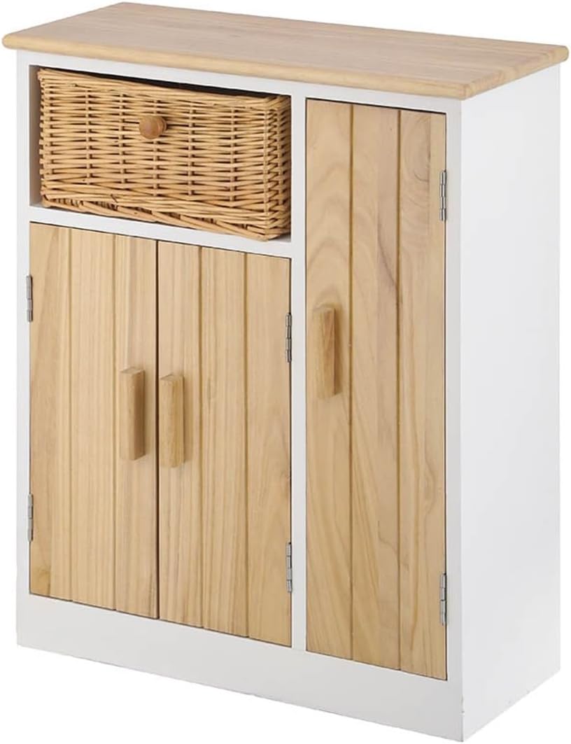 送料込】ラタン 籐 ヴィンテージ収納 4段チェスト アンティーク 250708