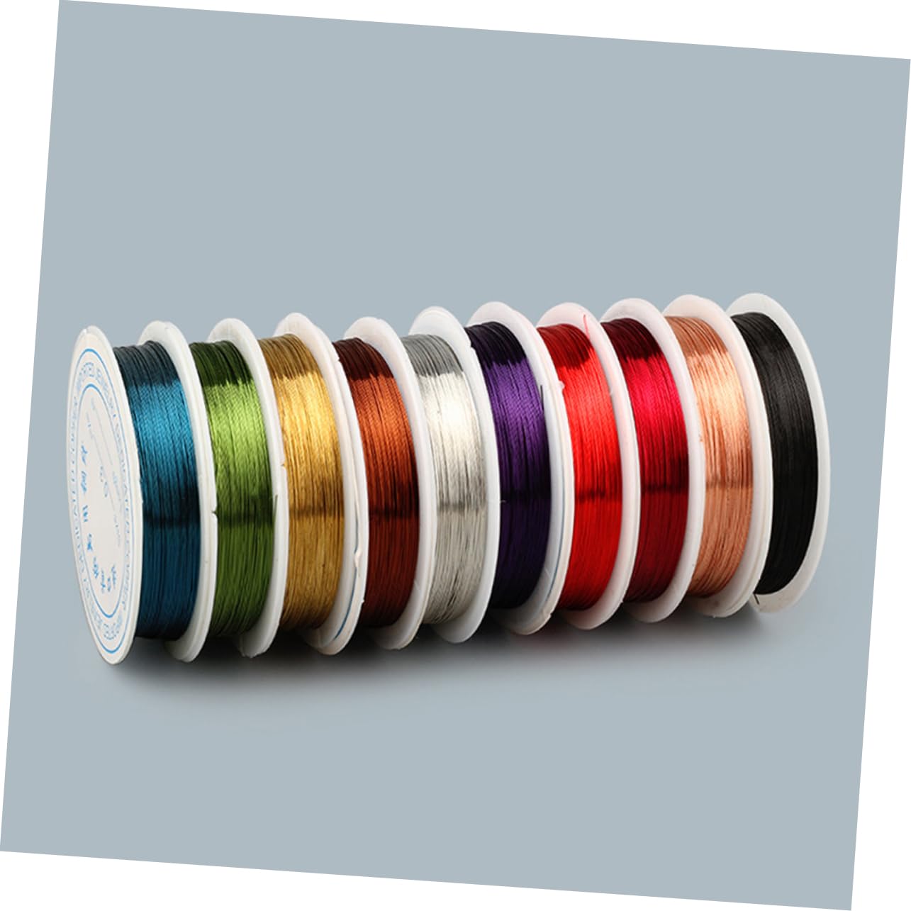 SHINEOFI 3 Set Di Perline Di Rame Da 0 8 Mm Flessibili E Robuste Per La Creazione Di Gioielli E Decorazioni Per La Casa 10 * 3