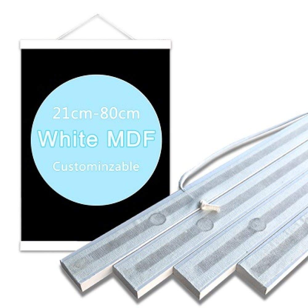Cadre de peinture en bois suspendu blanc finitions premium