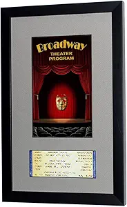Broadway Playbill Ticket Frame