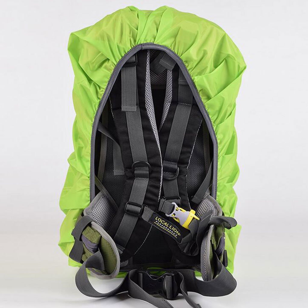 IVELECTIVELECT Waterproof Travel Camping Hiking Backpack Dust Rain Cover 30L-40L - Green