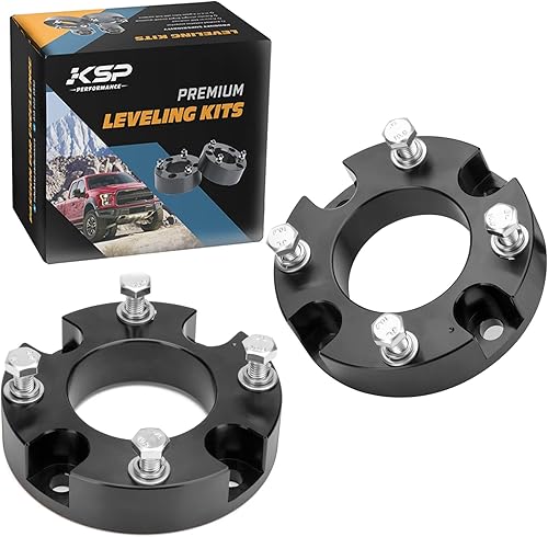 KSP - Kits de nivelación de 2 pulgadas para Tundra 2007-2026, 2 espaciadores de elevación de nivel frontal compatibles con Toyota Tundra Sequoia 2WD