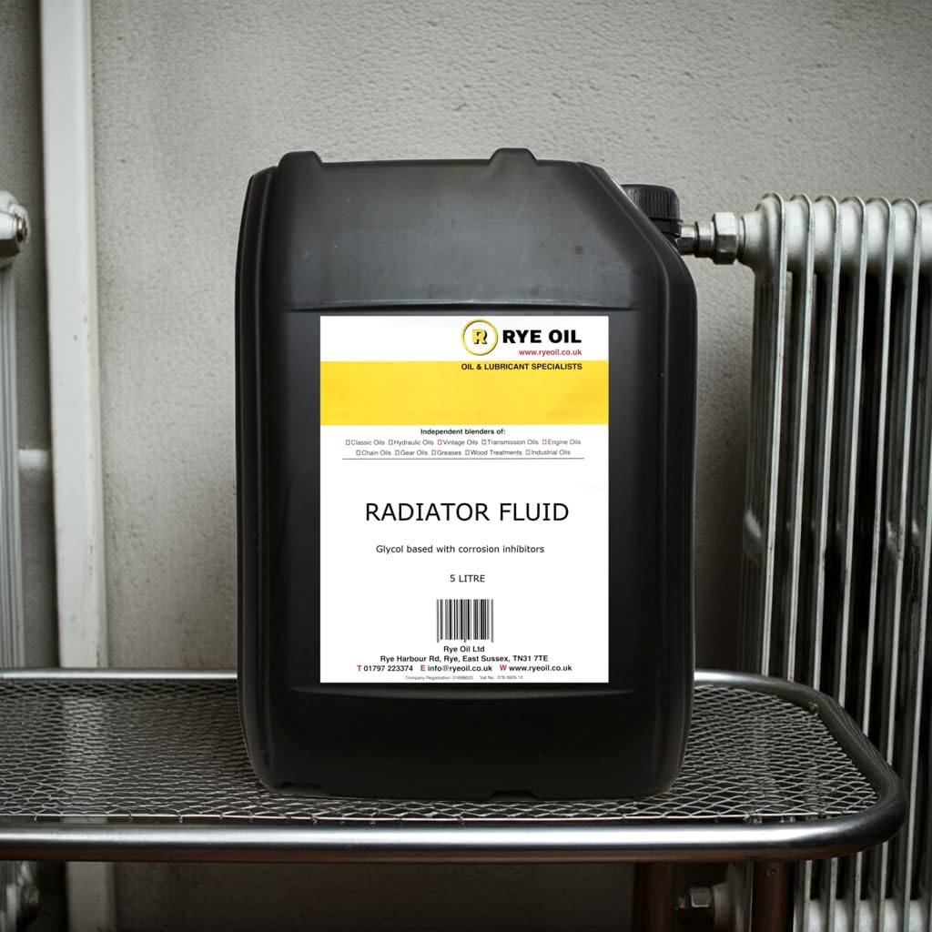 Radiator Fluid, Glycol Based with Corrosion Inhibitors, 5 litres