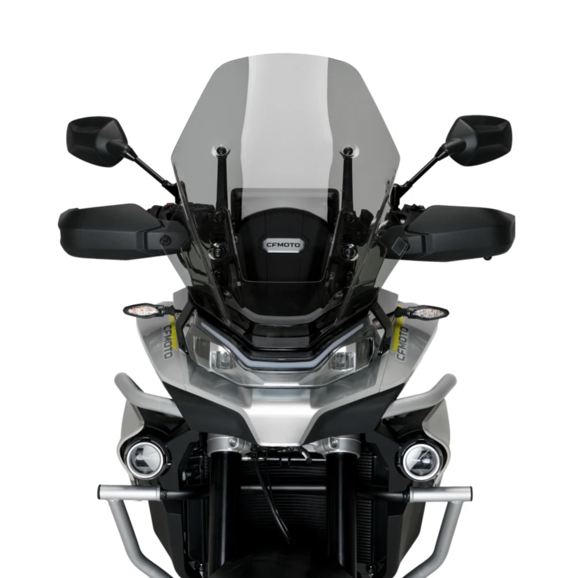 Cupolino Moto Parabrezza Plexiglass JD9 Touring FUME' CHIARO Compatibile con CF MOTO 800MT 2022-2025