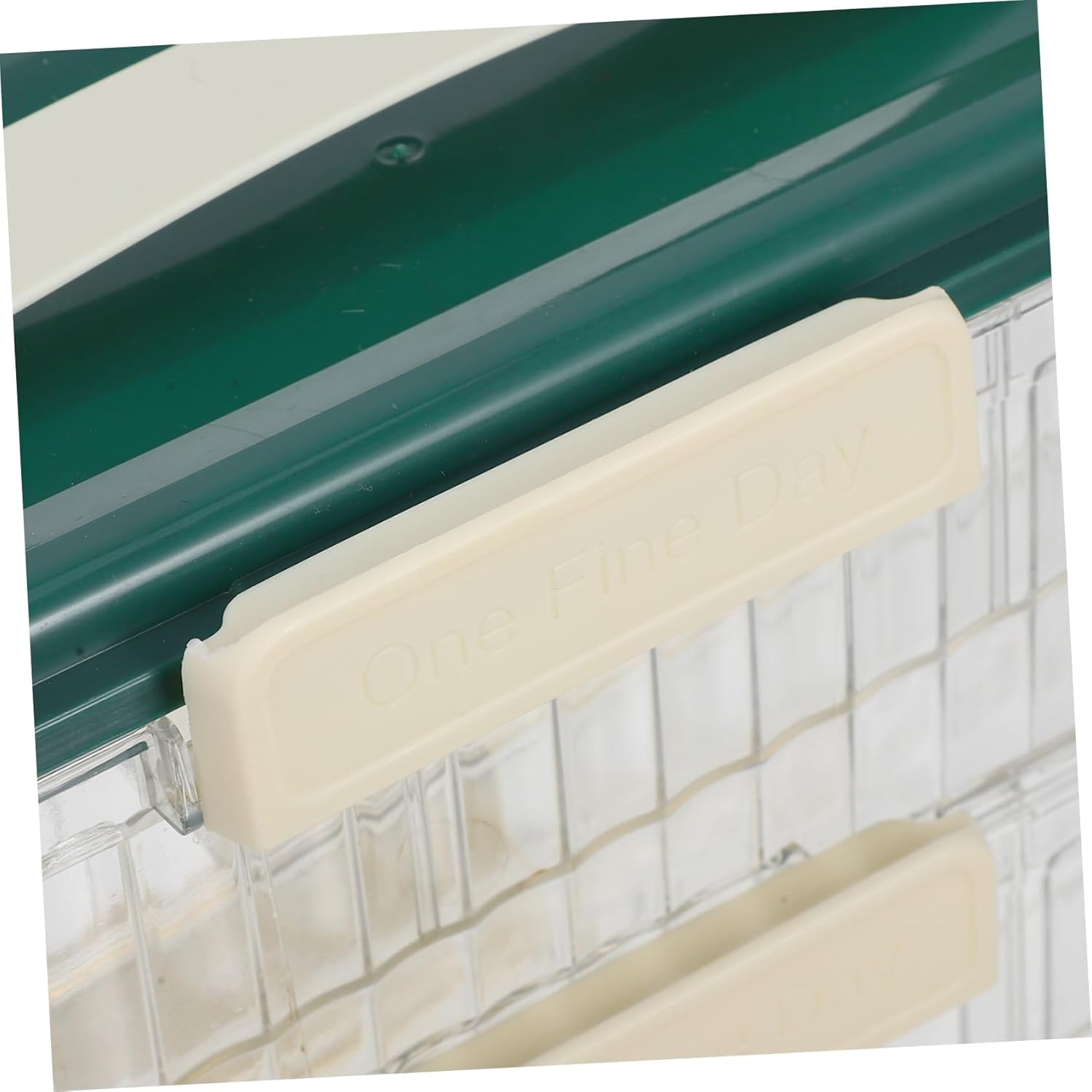 Zerodeko Automatic Rolling Egg Organizer Stackable Plastic Egg Holder for Refrigerator Space-Saving Side Door for Fresh Storage Green