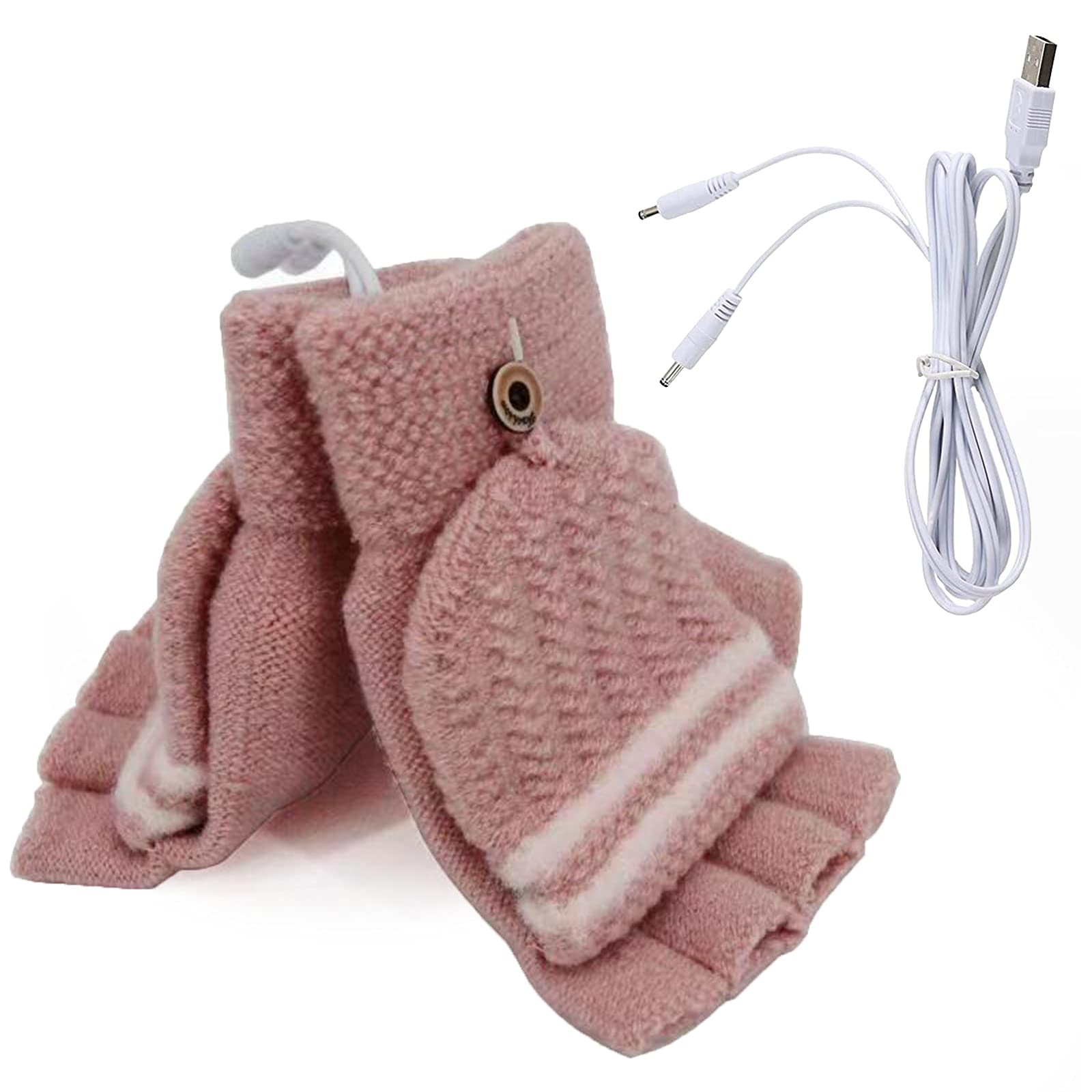 Guantes Térmicos USB Con Calefacción – 3 Niveles De Temperatura, Táctiles, Ideales Para Oficina Y Exterior