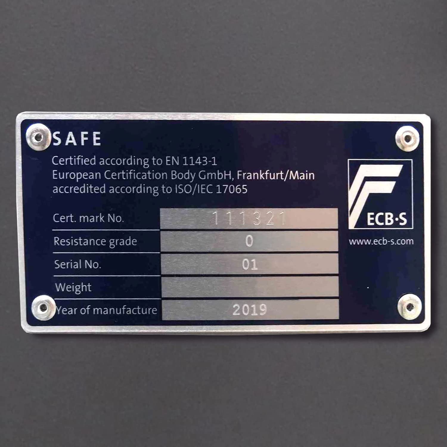 SafeHero Secureo Hawk 16 XL Waffenschrank Klasse 0 EN 1143-1 für Langwaffen mit Elektronikschloss