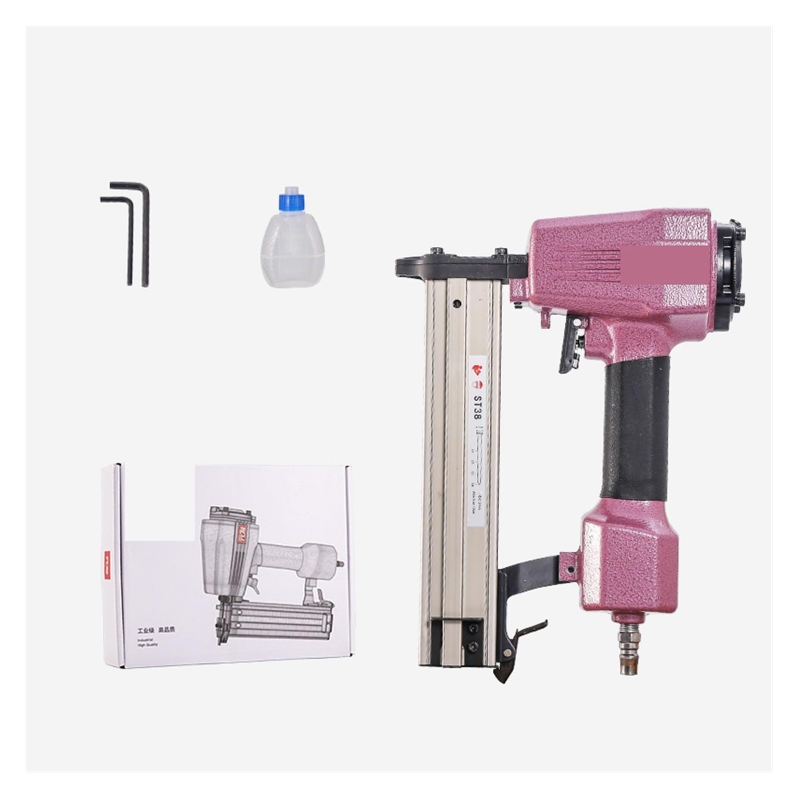 Utensili Pneumatici qualità pneumatica ST64 .ST38 Chiodatrice for calcestruzzo Raccolta Ingrandisci cucitrice a Cilindro Pistola Potente(ST38)