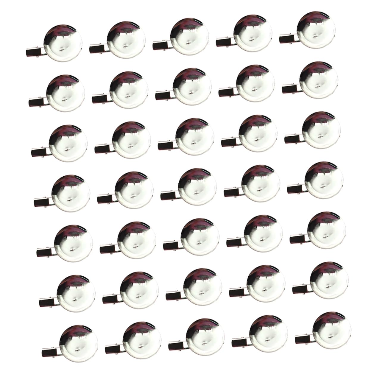 150stücke Doppelverwendbare Brosche Rund Anstecknadel Hemdkragen Clip Kleidung Accessoires Silber Elegante Dekoration Für Jeden Anlass Für Casual Und Formal