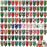 Huhumy 100 Pcs Christmas Dog Bandanas Bulk...