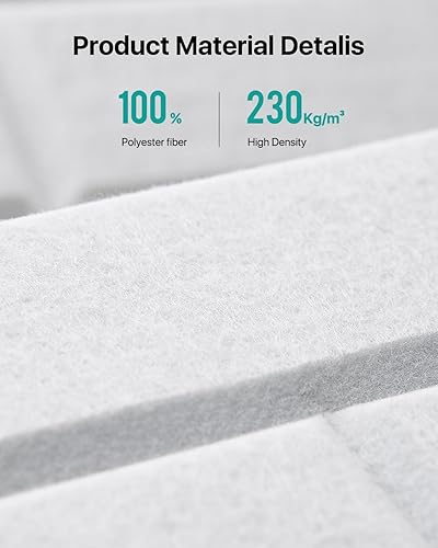 Miniatura 3 de Soundsbay Paneles acústicos, paquete de 18 paneles de espuma a prueba de sonido para pared, paneles de pared insonorizados de alta densidad, paneles