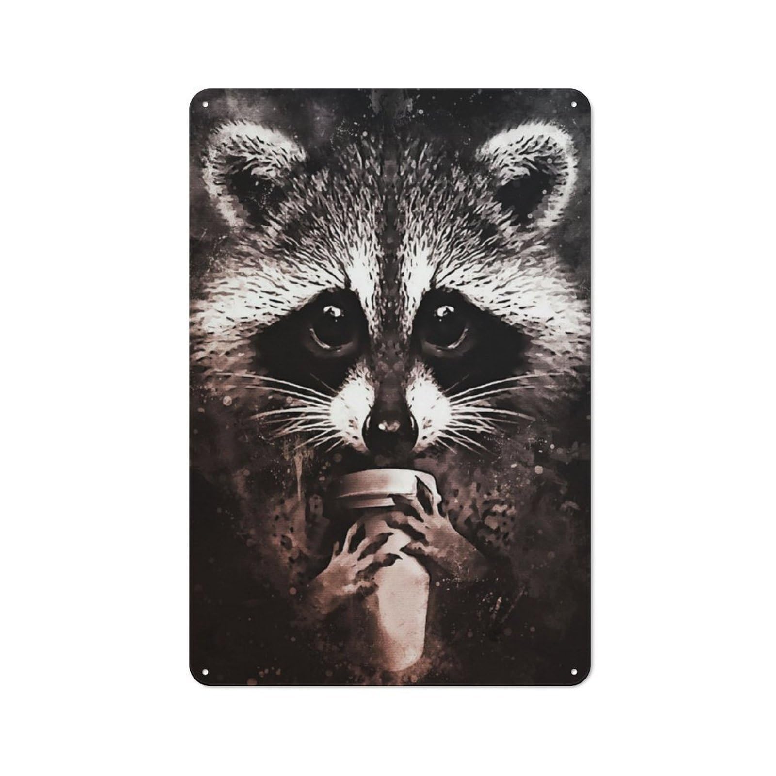 Junmoney Weasel Splat Retro Retro Metal Sign 30X20cm Featuring Garage Wall Decor For Garage, Hobby Room, Office Or Man Cave