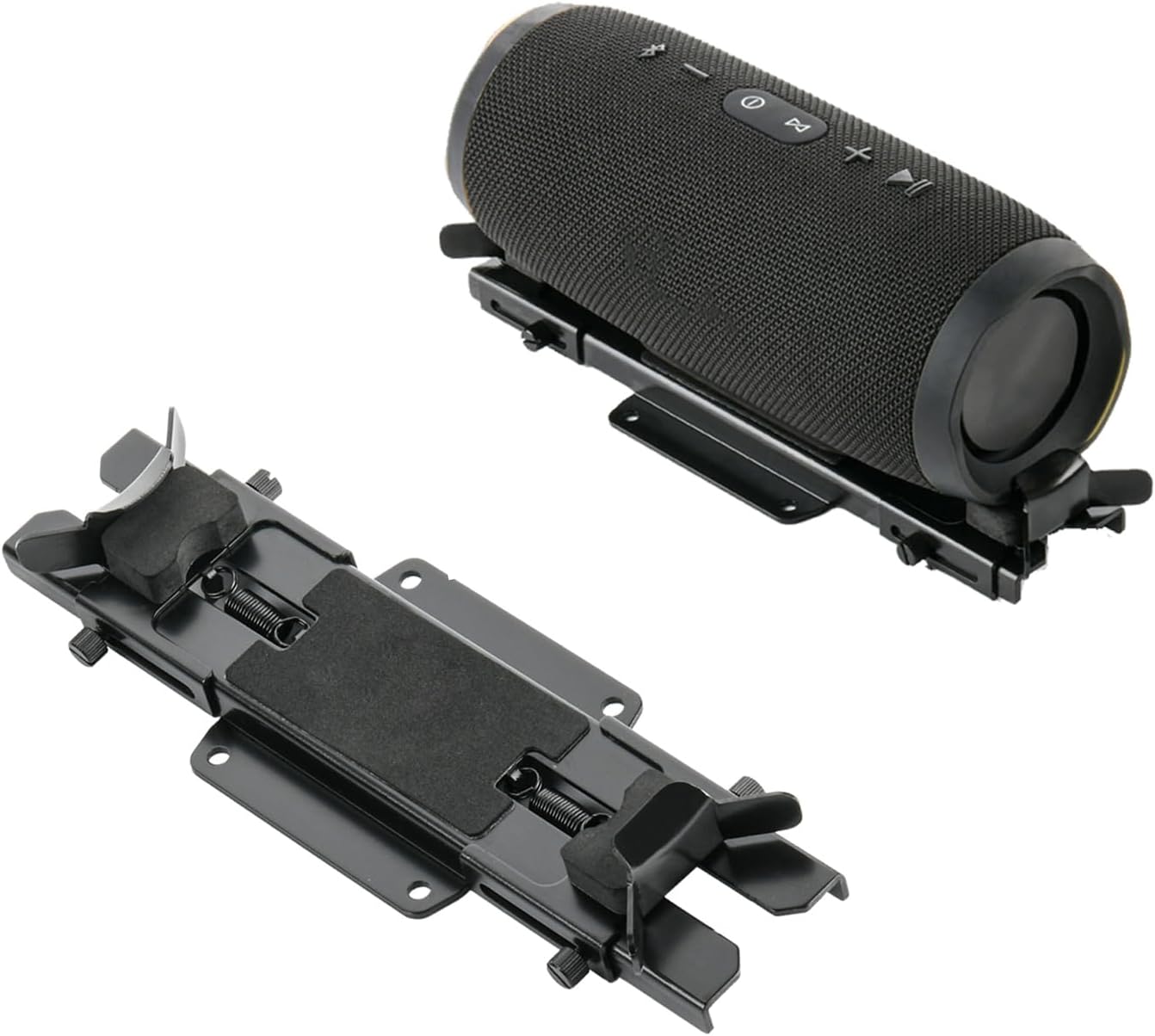 Metal Speaker Wall Mount Holder for JBL Charge 5/Charge 4/Charge 3/Flip 6/Flip 5 /Flip 4 Speaker Mount Bracket Stand (Black)