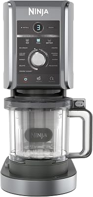 Ninja&reg; CREAMi&reg; Deluxe 11 in 1 Ice Cream and Frozen Maker NC501EU Silver