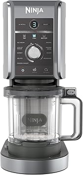 Ninja® CREAMi® Deluxe 11 in 1 Ice Cream and Frozen Maker NC501EU Silver