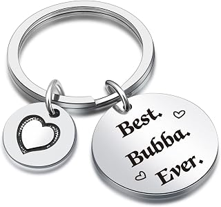 Bubba Keyring Husband keychain Bubba Wedding Jewelry Brother Keyring Thanksgiving Day Keychain