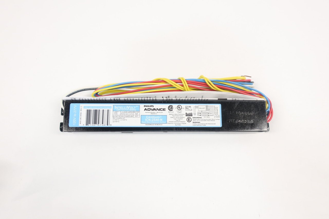 Phillips ICN2S40N Advance CENTIUM INTELLIVOLT Ballast 120277VAC D603331 Tools