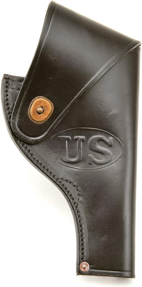US Model 10 Victory Revolver Holster in Black Leather .38 Special Marked JT&L MRT June 1966 fits Smith & Wesson Model 10 and Similar Sized Revolvers